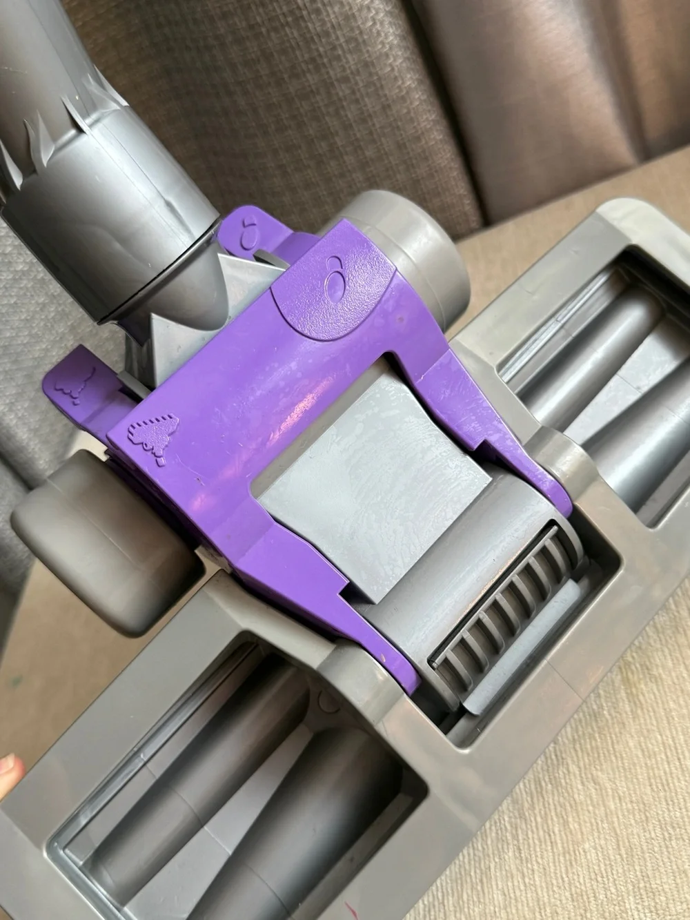Dyson Purple and Gray Vacuum Floor Head Tool